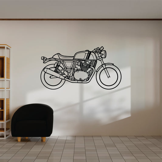 Royal Enfield GT 650 Wall Art - MDF, Acrylic, Metal, ACP