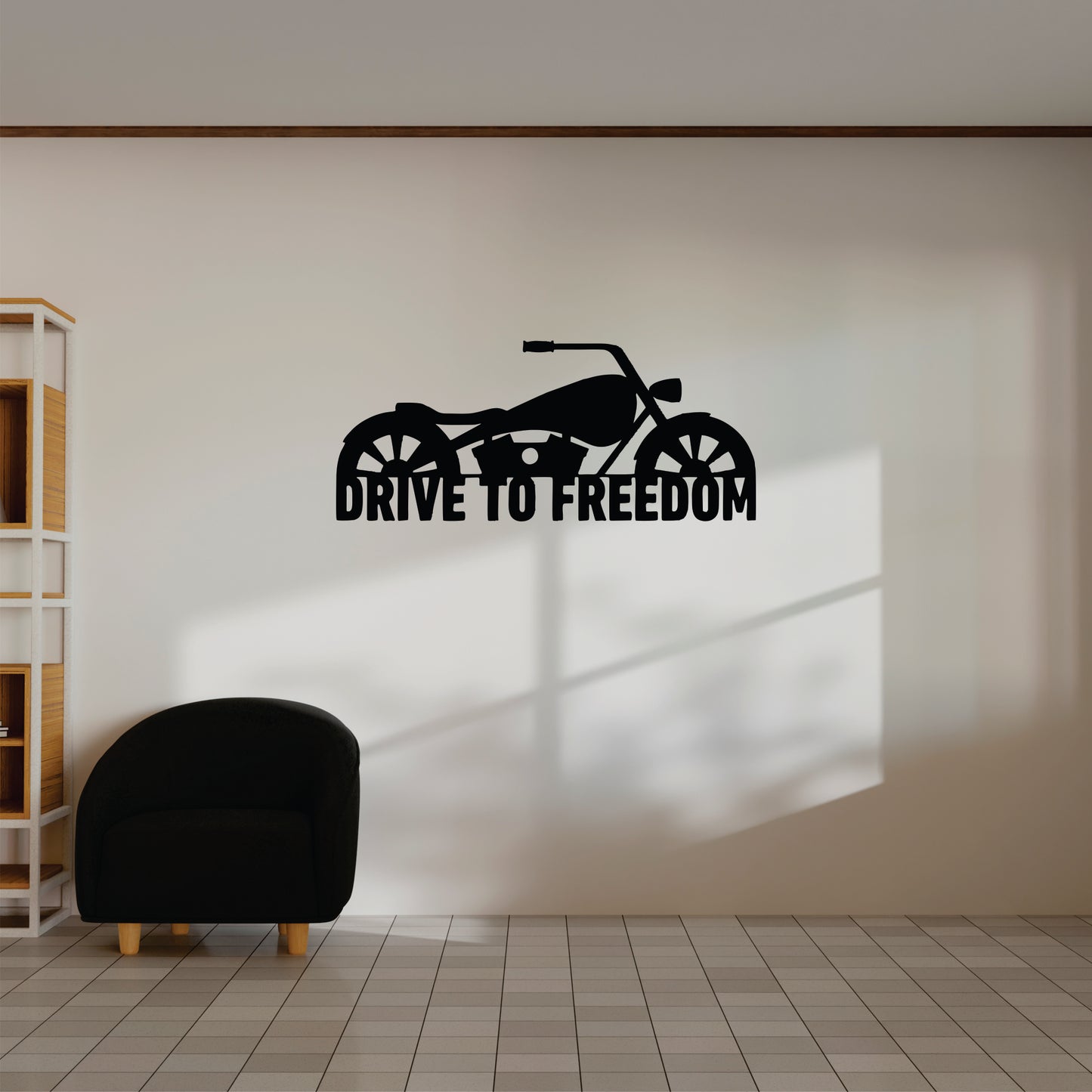 Bike - Drive To Freedom - Wall Art - MDF, Acrylic, Metal, ACP