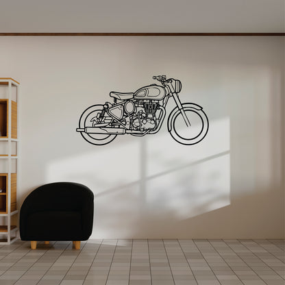 Royal Enfield Classic 350-500 Wall Art - MDF, Acrylic, Metal, ACP
