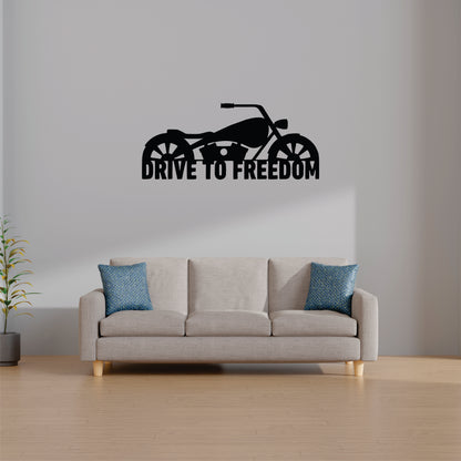 Bike - Drive To Freedom - Wall Art - MDF, Acrylic, Metal, ACP