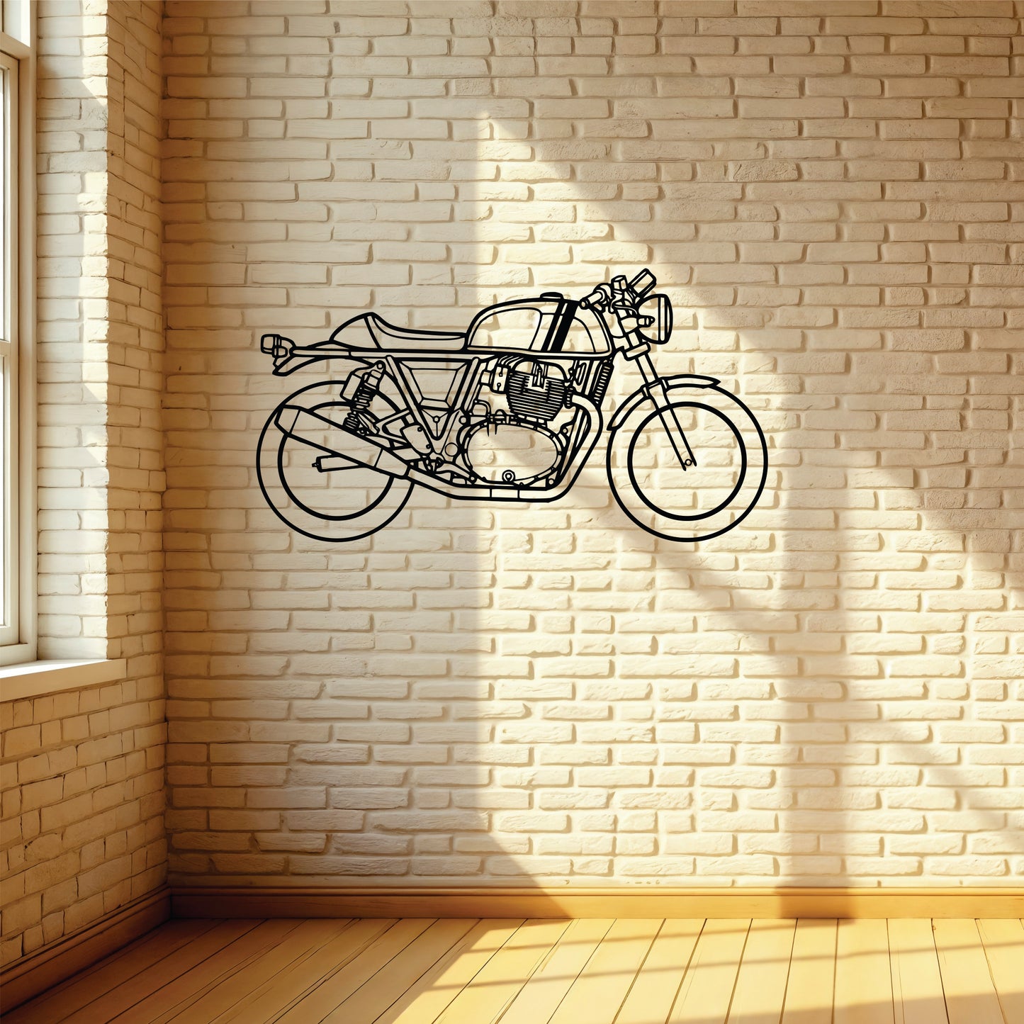 Royal Enfield GT 650 Wall Art - MDF, Acrylic, Metal, ACP