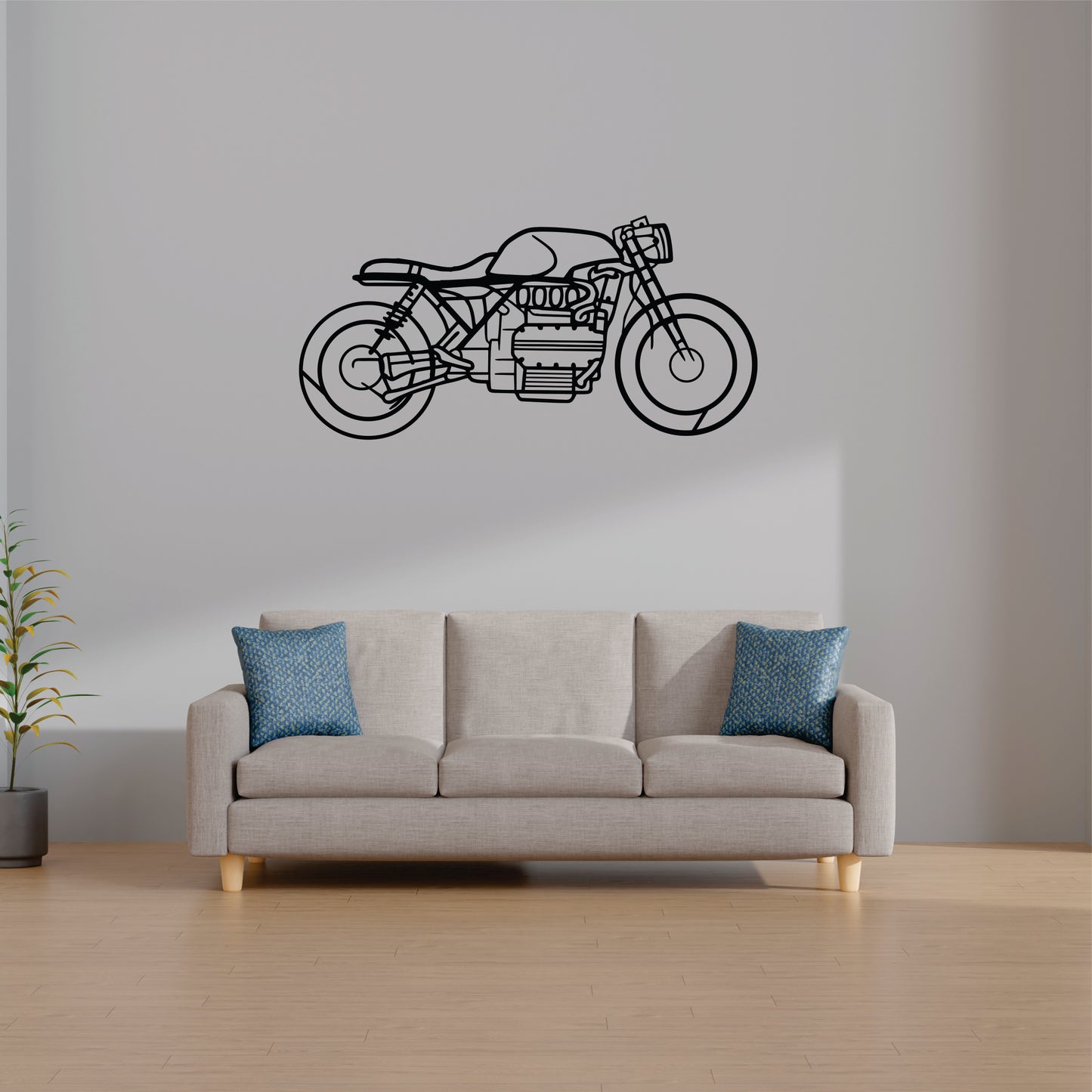 BMW K 1100 Cafe Racer Wall Art - MDF, Acrylic, Metal, ACP