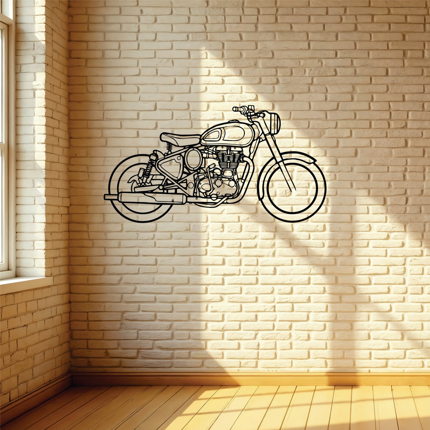 Royal Enfield Classic 350-500 Wall Art - MDF, Acrylic, Metal, ACP