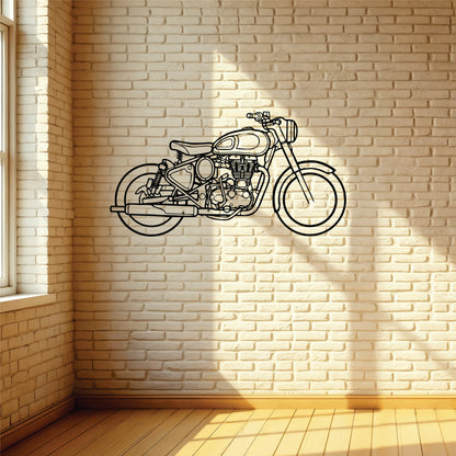 Royal Enfield Classic 350-500 Wall Art - MDF, Acrylic, Metal, ACP
