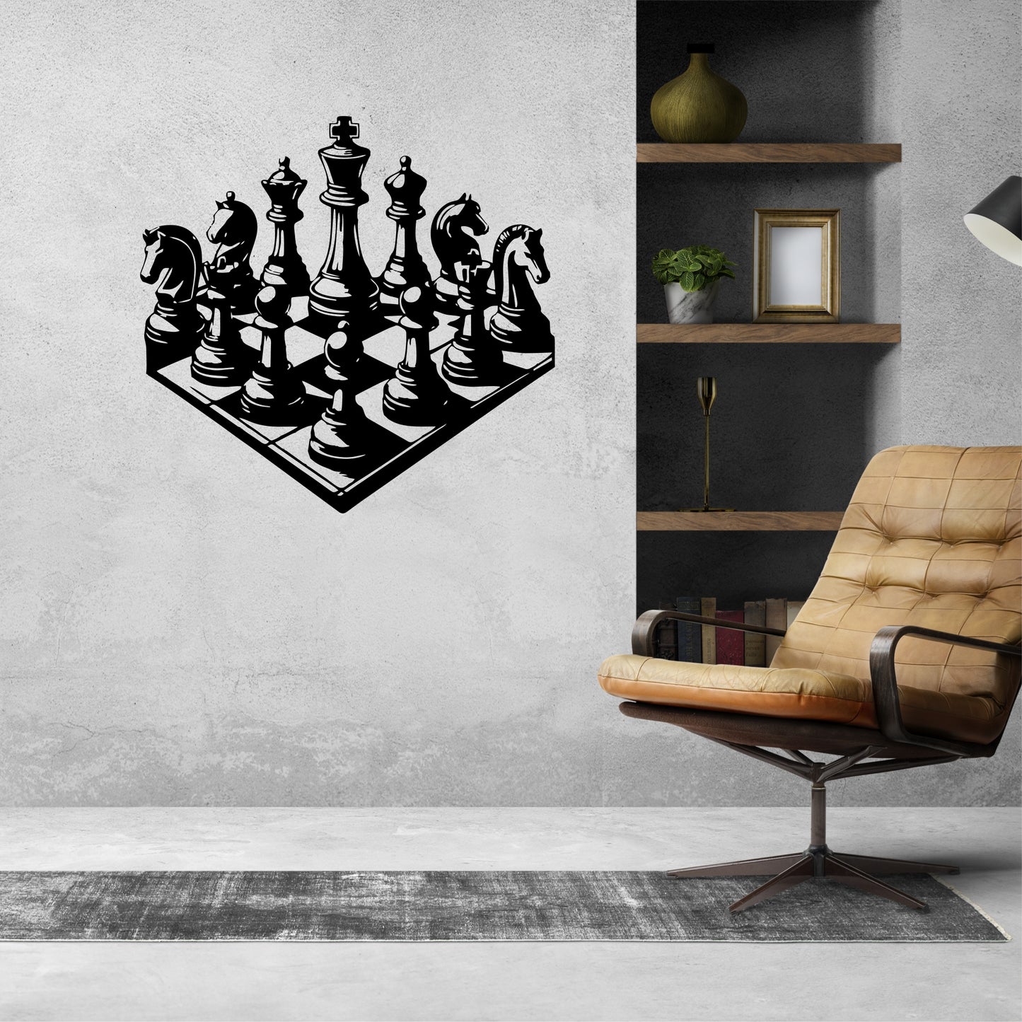 Laser Cut Chess Wall Art - Metal, ACP, MDF