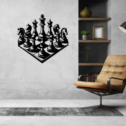 Laser Cut Chess Wall Art - Metal, ACP, MDF