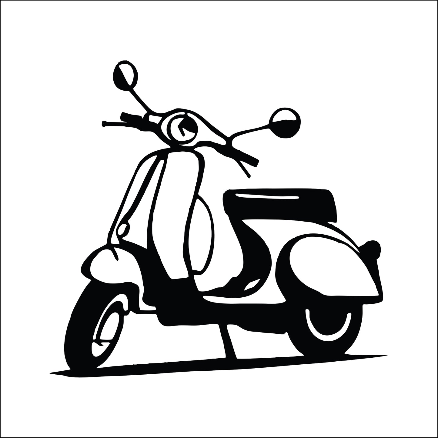 Scooter - Wall Art - MDF, Acrylic, Metal, ACP