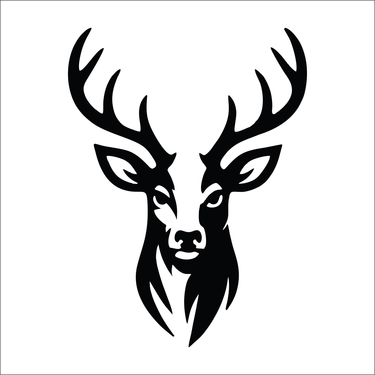 Deer  Wall Art - MDF, Acrylic, Metal, ACP