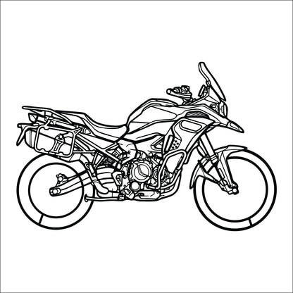 BMW F 900 GS Wall Art - MDF, Acrylic, Metal, ACP