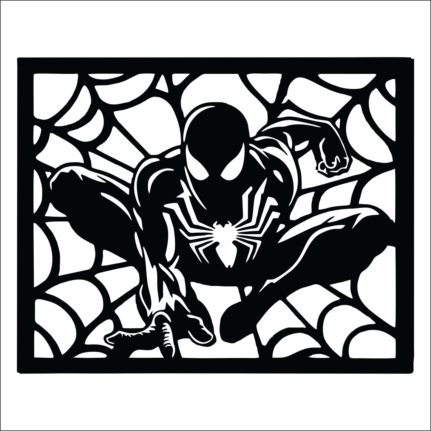 Spidermen Square Wall Art - MDF, Acrylic, Metal, ACP
