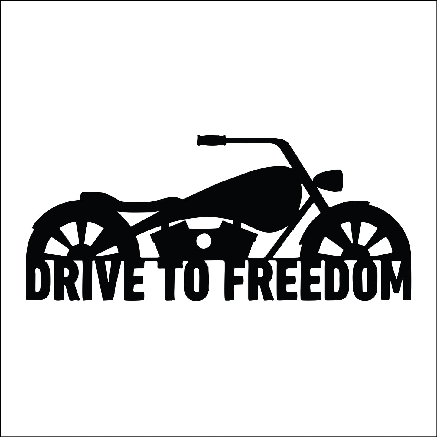 Bike - Drive To Freedom - Wall Art - MDF, Acrylic, Metal, ACP