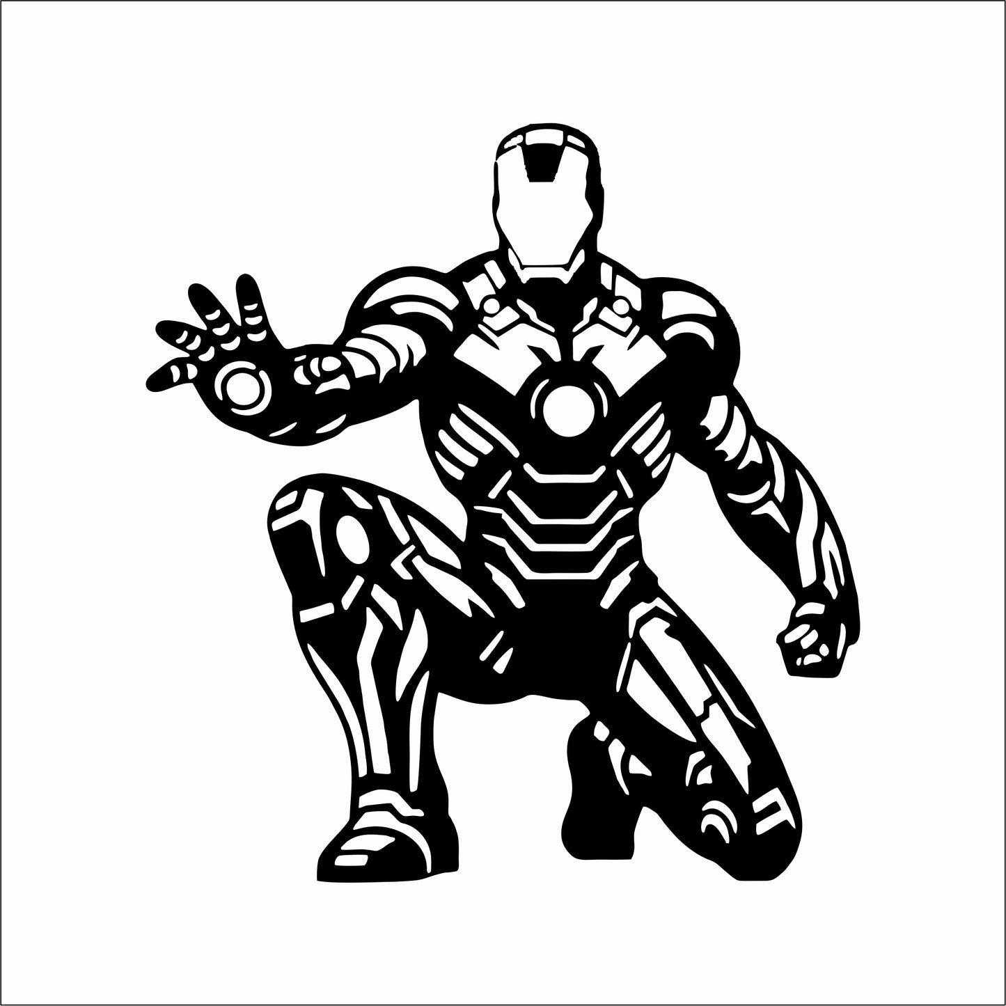 Iron Men 2 Wall Art - MDF, Acrylic, Metal, ACP