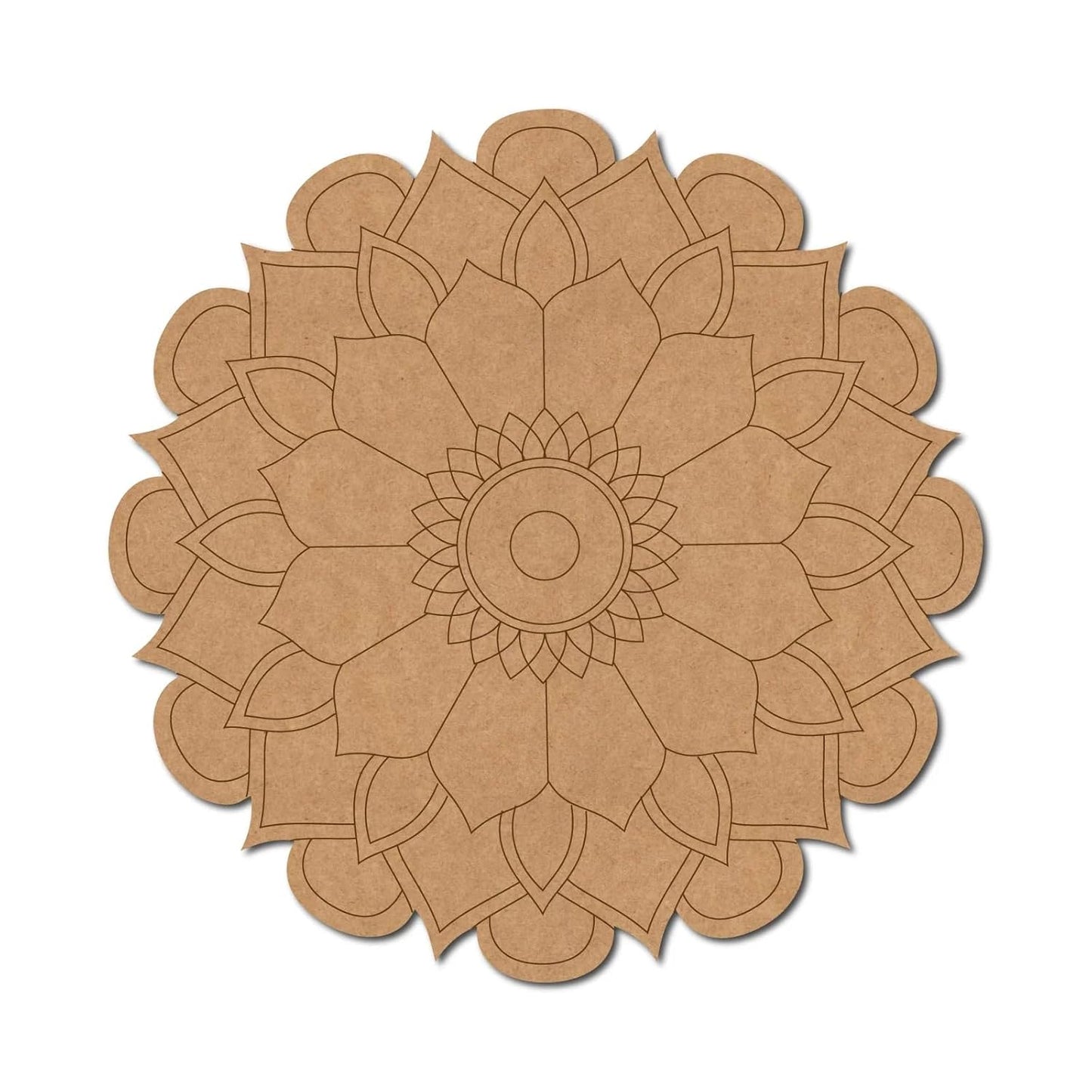 Pre marked Mandala-2 Base Cutout MDF Design