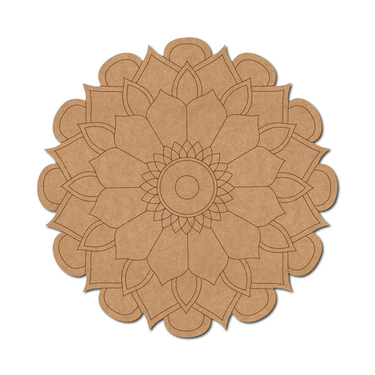 Pre marked Mandala-2 Base Cutout MDF Design