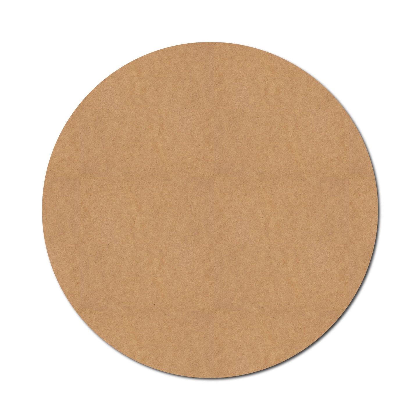 Plain Round Base Cutout MDF Design
