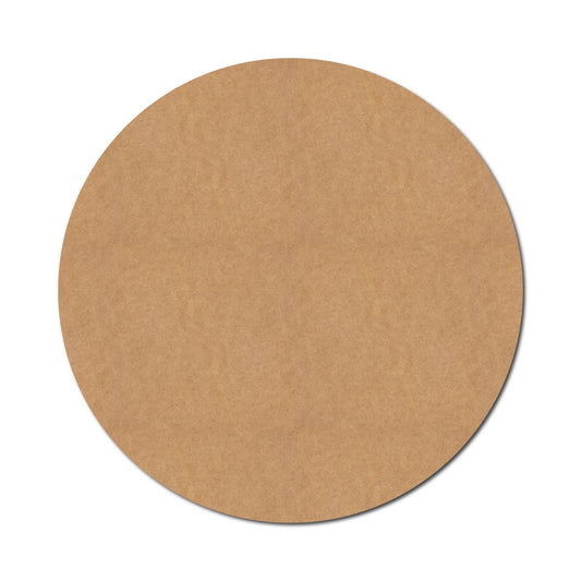 Plain Round Base Cutout MDF Design