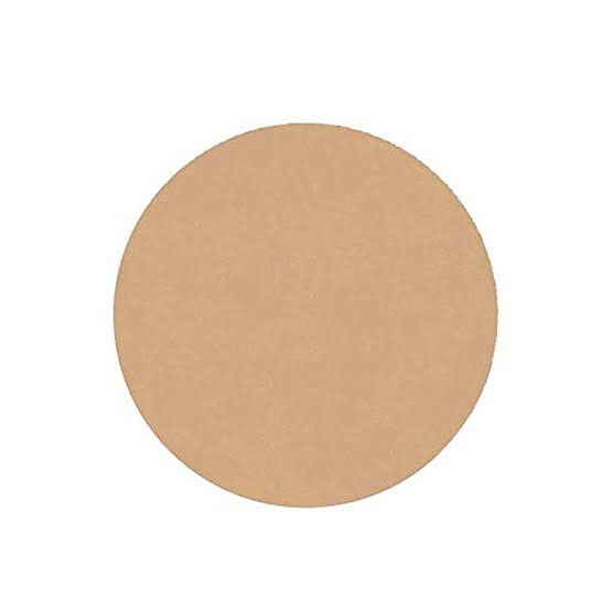 Plain Round Base Cutout MDF Design