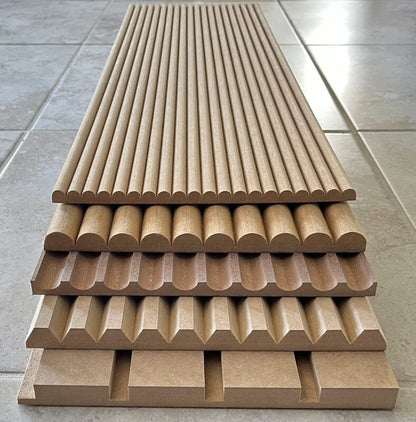 MDF/HDMR Fluted Sheet